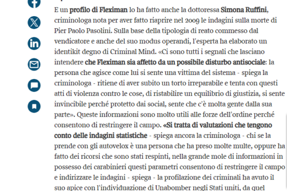 Il profilo di Fleximan: la mia intervista per il Corriere della Sera
